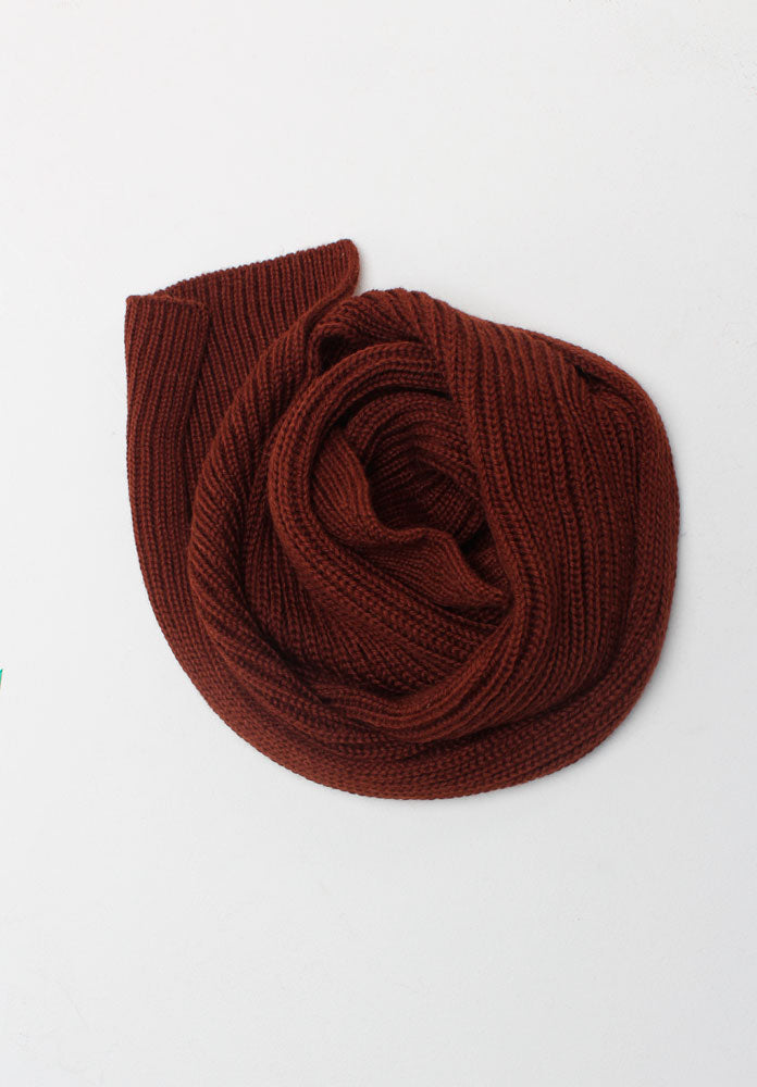 The Alpaca Scarf Mahogany