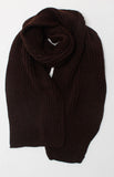 The Alpaca Scarf Dark Brown