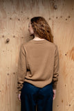 Women’s Crew Neck Baby Alpaca Jumper Camel