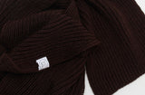 The Alpaca Scarf Dark Brown